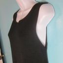 Eileen Fisher  Size L Black Knit Tank Dress Photo 8