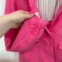 Alice + Olivia  Barbiecore Pink Formal Women Medium Preppy Business Blazer Jacket Photo 2