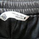 ZARA  Blogger Favorite Black Faux Leather Straight Leg Pants Large Photo 5