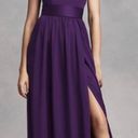 Vera Wang Purple Long Formal / Prom Dress Photo 4