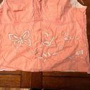 Fashion Bug Vintage Y2K  Pink Babydoll Butterfly Sleeveless Tank Top Size Large Photo 3