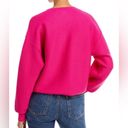 Good American NWT  Ribbed CREWNECK SWEATER FUSCHIA PINK Size S Photo 1