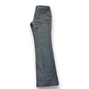 Loft  Women's Gray Wool Lined Flat Front Wide Leg Boot Cut Leg Pants Size 4 Photo 1