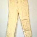 St. John’s Bay NEW NWT ST. JOHN'S BAY Stretch Classic Jeans Lemon Yellow Straight Leg 6 FLAWS Photo 0