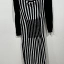 VERO MODA striped fitted knit sweater dress  Size Small Photo 1