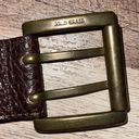 W By Worth The  Collection Womens Pebble Leather Wide Strap Fashion Belt Brown OS Photo 3