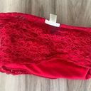 Bozzolo  M Red Strapless Lace Bralette Photo 1
