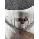 Flax  Women's Size Medium M White 100% Linen Crop Pants Lagenlook Over Sized Photo 10