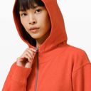 Lululemon  All Yours Zip Hoodie Sz 6 orange Photo 4