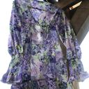 Pretty Little Thing ‘Floral Tie Front Detail Frill Hem Shift Dress’ Photo 3