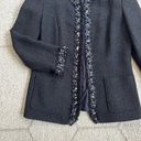 Lafayette 148  Navy Blue Blazer With Beaded Embellishments Career Special Event S Photo 2