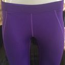 ASICS NEW  Motion Dry Purple Leggings NWT $55 Women's XS Photo 3