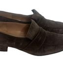 Salvatore Ferragamo  Women's Brown Suede Loafers Slip-On Shoes Photo 0