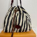 Dooney & Bourke  Vintage Zebra Print Drawstring Bag Photo 3