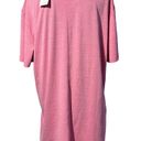 DKNY Geranium Pink Crew Neck Shirt Dress XXL NWT Photo 6