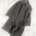 Vince  Women's Check Plaid Wool Blend Belted Pea Coat Size Large NEW Photo 0