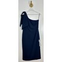 Dress the Population  Tiffany One-Shoulder Midi Dress in Midnight Size Large Photo 4