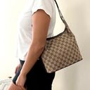 Gucci GG Monogram Canvas and Leather Shoulder Bag Photo 1