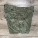 prAna  Halle Green Camo Hiking Stretch Shorts Size 4 Photo 2