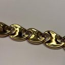 Monet Vintage Signed  Gold Tone Metal Bracelet Photo 7