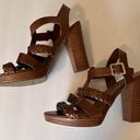 American Eagle NEW  Block Heel Shoes Brown Size 9 NWOT Photo 0