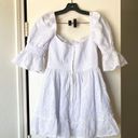 Agua Bendita Dress Cedro Bruma Embroidered Lace Eyelet White M NWT Photo 8