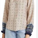 Veronica Beard  Multicolor Antonette Printed 100% Silk Long-Sleeve Top Size 6 Photo 14