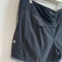 Lululemon  Women’s 2 Run Times Black Lined Athletics Shorts Size 12 Photo 4