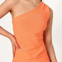 Petal and Pup  Nadene Orange One Shoulder Midi Dress 6 Photo 1