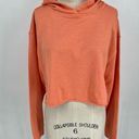 Nike  Mama Pullover Hoodie Sz M Coral Pink Cropped Long Sleeve Hood Relaxed Photo 0