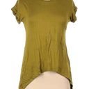 Sweet Pea  for NYC Stacy Frati T-Shirt Chartreuse Green Split Back Photo 0