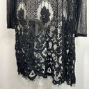 Black Witchy Boho Sheer Lace Long Sleeve Cardigan Duster size M/L Size L Photo 9