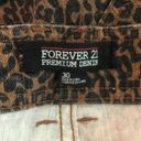 Forever 21  size 30 cheetah animal print jean shorts Photo 2