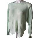 FATE. Cropped Cut Out Drop Bishop Sleeve Scalloped Hem Sweater, Sz S Photo 5