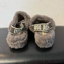 UGG Fluff Yeah Slide Grey Slip on Sandal Photo 4