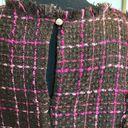 Majorelle Brown and Pink Vintage Sleeveless Tweed Dress Photo 5