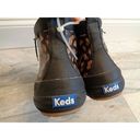 Keds NEW  women's size 9 Black Leopard Print Water Resistant Sneaker Boots Photo 3