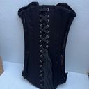 LONGLINE BLACK MESH WAIST TAMING OVERBUST CORSET black color casual stylish Size undefined Photo 5