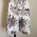 Brown and Cream Chinoiserie Printed Skort Size M Photo 4