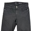 J.Jill  Denim Size 16 High Rise Creased Front Full Leg Jeans Basalt Wash Black Photo 1