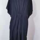 Collective Concepts  Knotted Silk Black Dress Photo 2