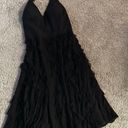 White House | Black Market  Elegant
Black Halter Neck Dress with Tiered Ruffles 10 Photo 10