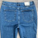 DL1961  Patti Straight Leg Jeans Slit Hem Keys Dark Blue Wash Plus Size 20W NEW Photo 9