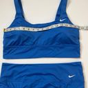 Nike Pacific Blue Midkini & High Waisted Bikini 2-Piece Swim Set Sz XL Women Photo 6