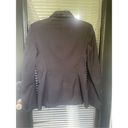 ZARA  Basic Basic Satin Lapel Long Sleeve Blazer Jacket Black Size L Photo 4