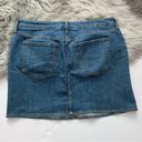 Old Navy  Lightly Distressed Denim Skirt Photo 1