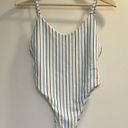 Vitamin A NWT  Yasmeen One-Piece Palm Springs Stripe Photo 5