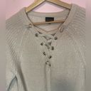 Coco + Carmen Coco‎ + Carmen size small/medium women’s vneck sweater tan/cream color Photo 2