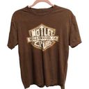 None Motley Crue Hollywood CA T shirt brown Medium M band concert Photo 0