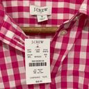 J.Crew  Pink Gingham Sleeveless Button-down Shirt Photo 1